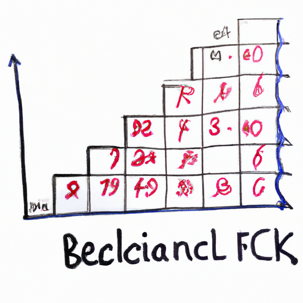 A chart with Fibonacci retracement levels.