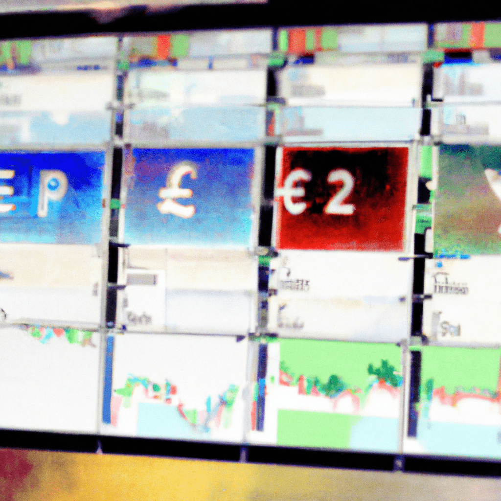 A close-up of multiple currency pairs being monitored on a computer screen.