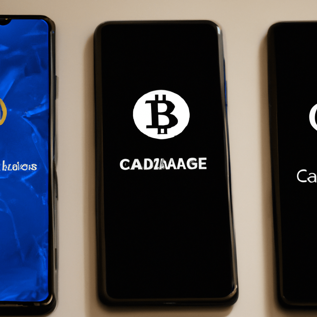 A collage of three smartphone screens displaying the Coinbase, Binance, and Kraken logos, representing the three crypto trading platforms discussed in the text.