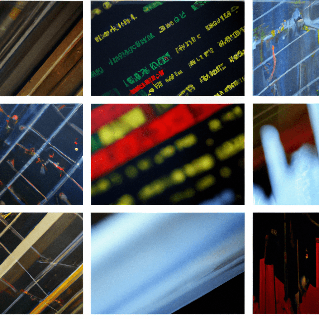 A collage of various stock market charts representing global financial markets.