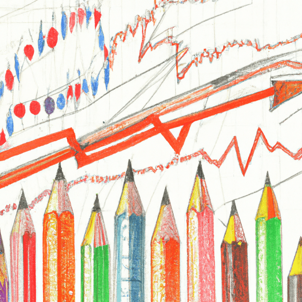 A collage of various stock market graphs and charts representing different sectors.