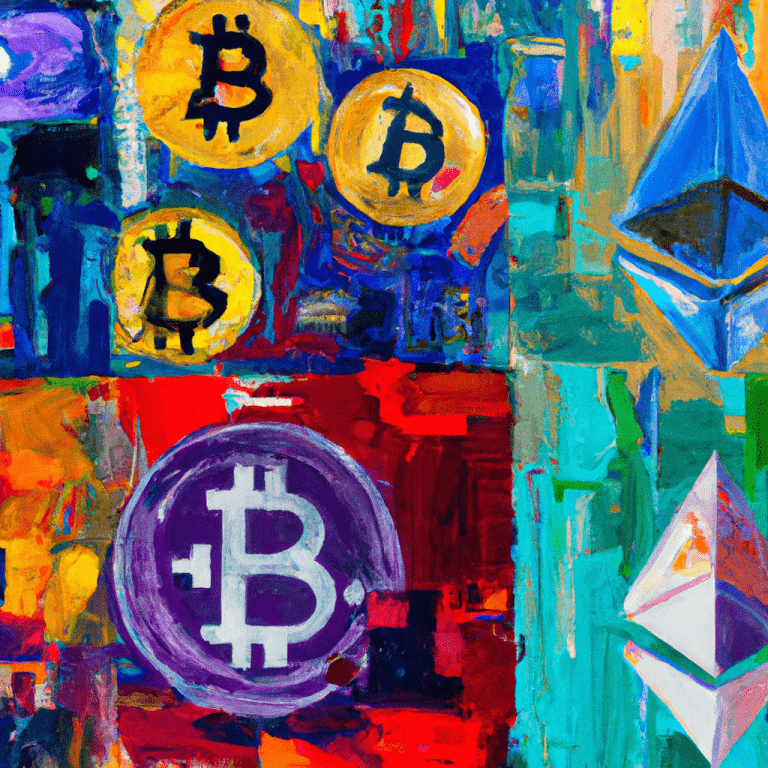 a colorful collage of bitcoin and ethere 1024x1024 18737197