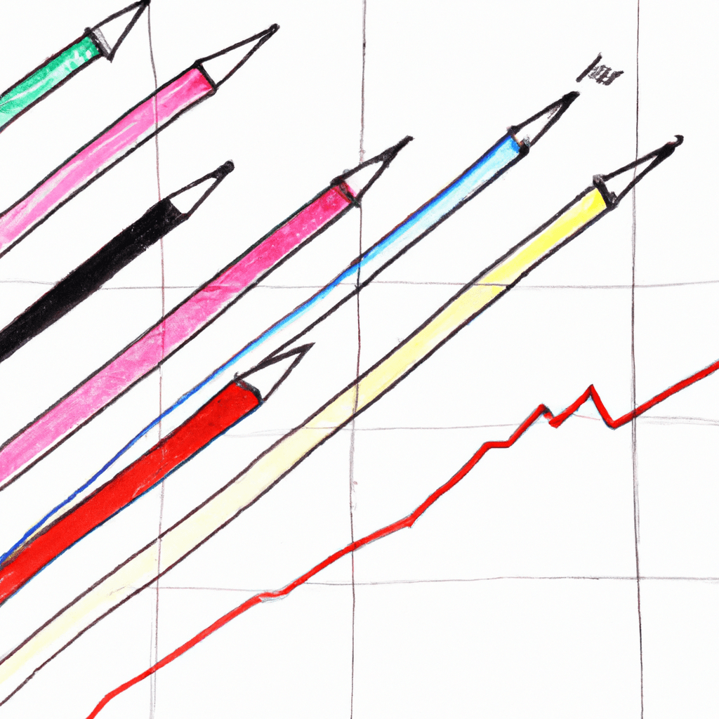 A colorful graph displaying the performance of various stock market indexes, representing the global financial market.