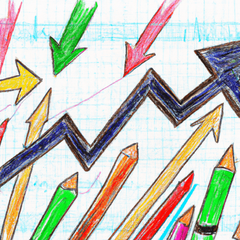a colorful image of a stock market graph 1024x1024 38340010