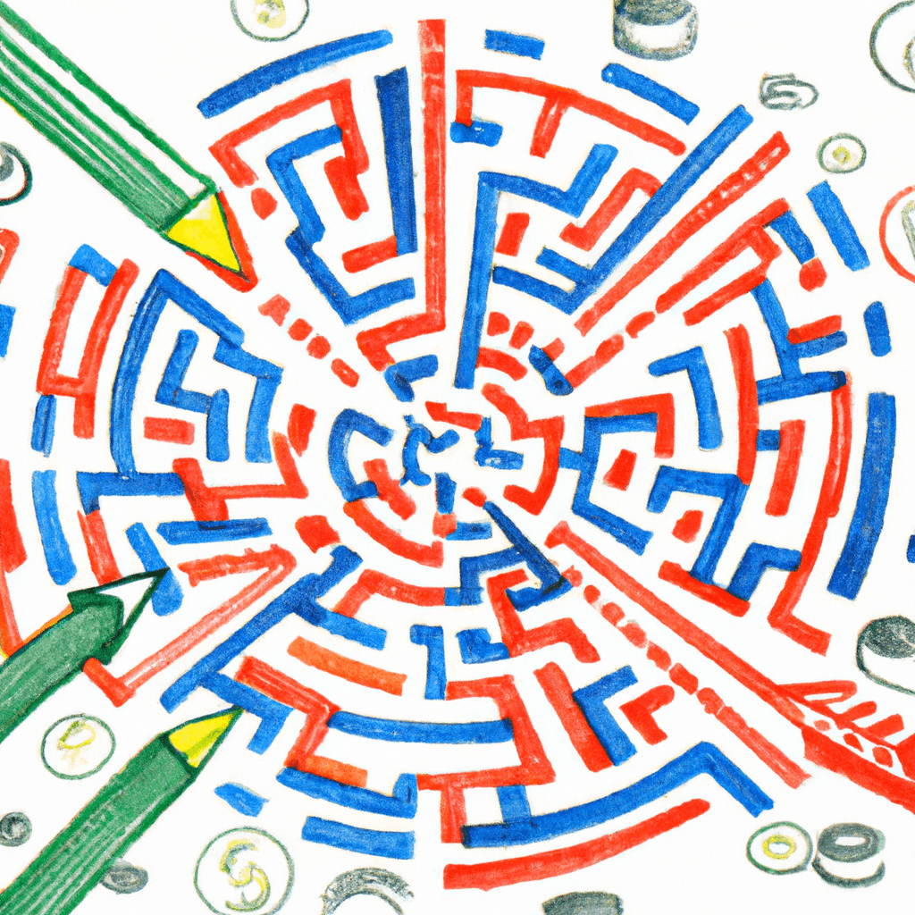 A colorful maze of interconnected financial instruments.
