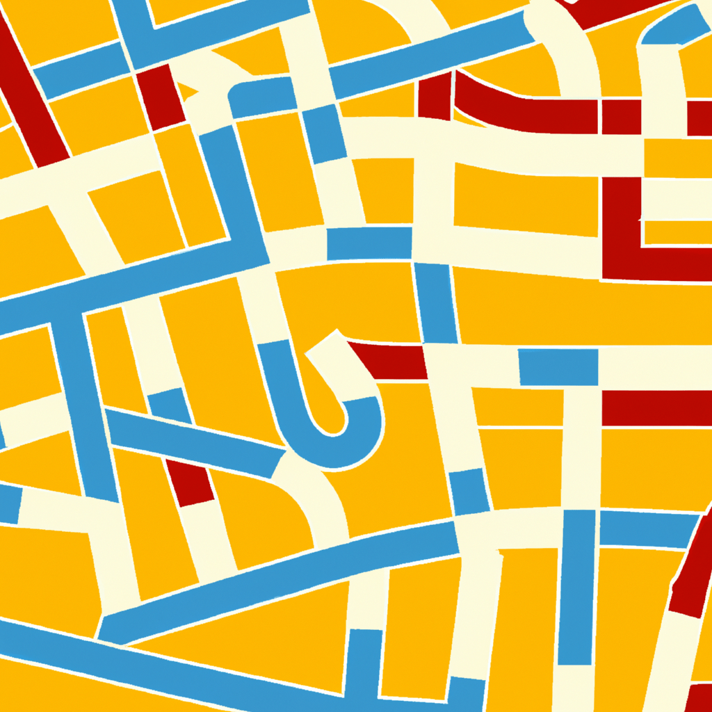 A colorful maze representing the complexities of futures contracts.
