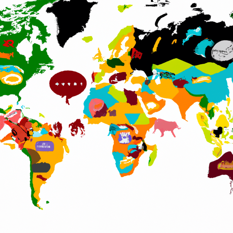 a colorful world map with stock symbols 1024x1024 47352686