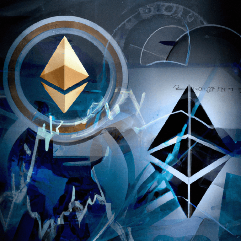 a digital collage of bitcoin and ethereu 1024x1024 45498482