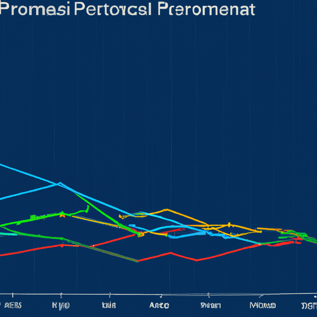 A graph depicting the performance of various futures indices tracking commodities, stocks, and currencies.