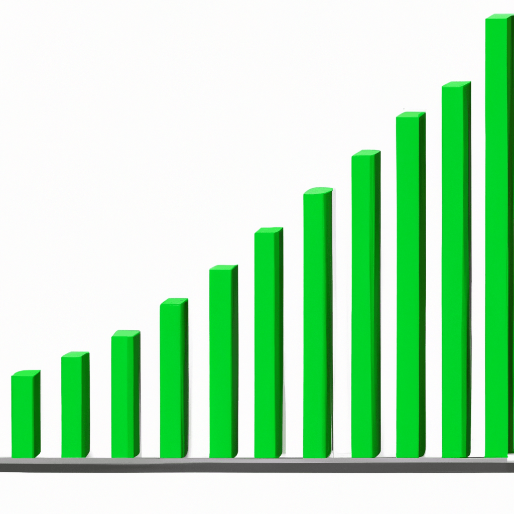 A graph showing a consistent upward trend.