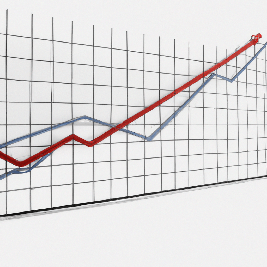 A graph showing a steady upward trend.