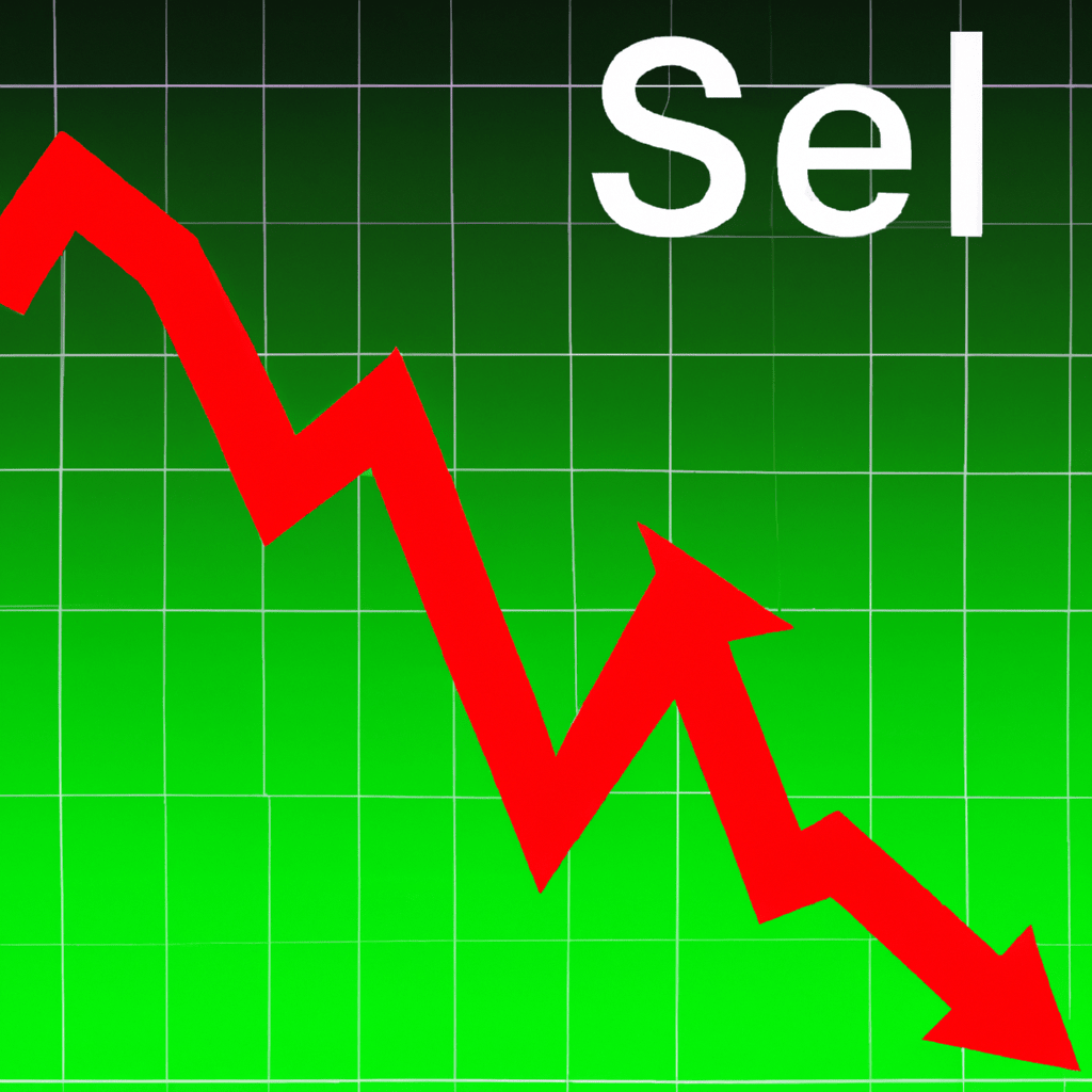 A graph showing upward and downward price movements with arrows indicating buy and sell signals.