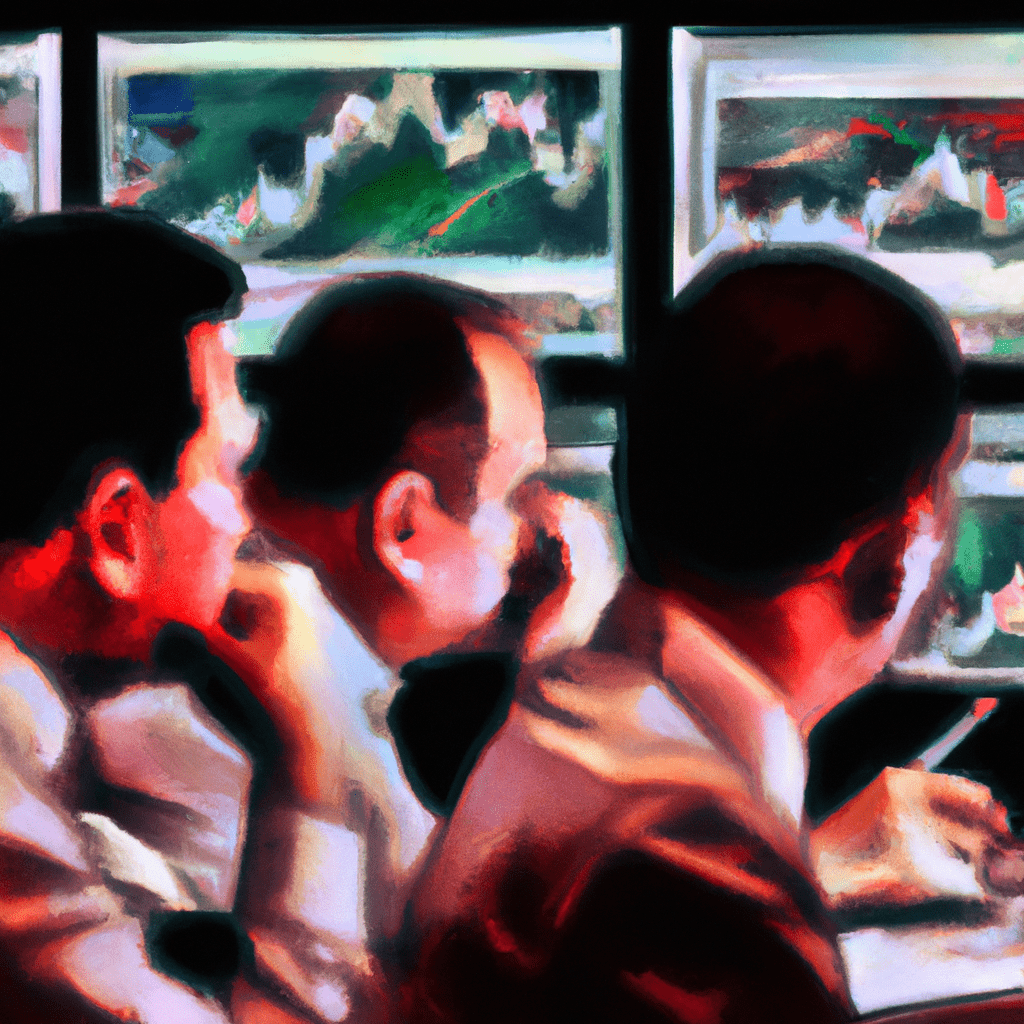 A group of traders analyzing forex charts.