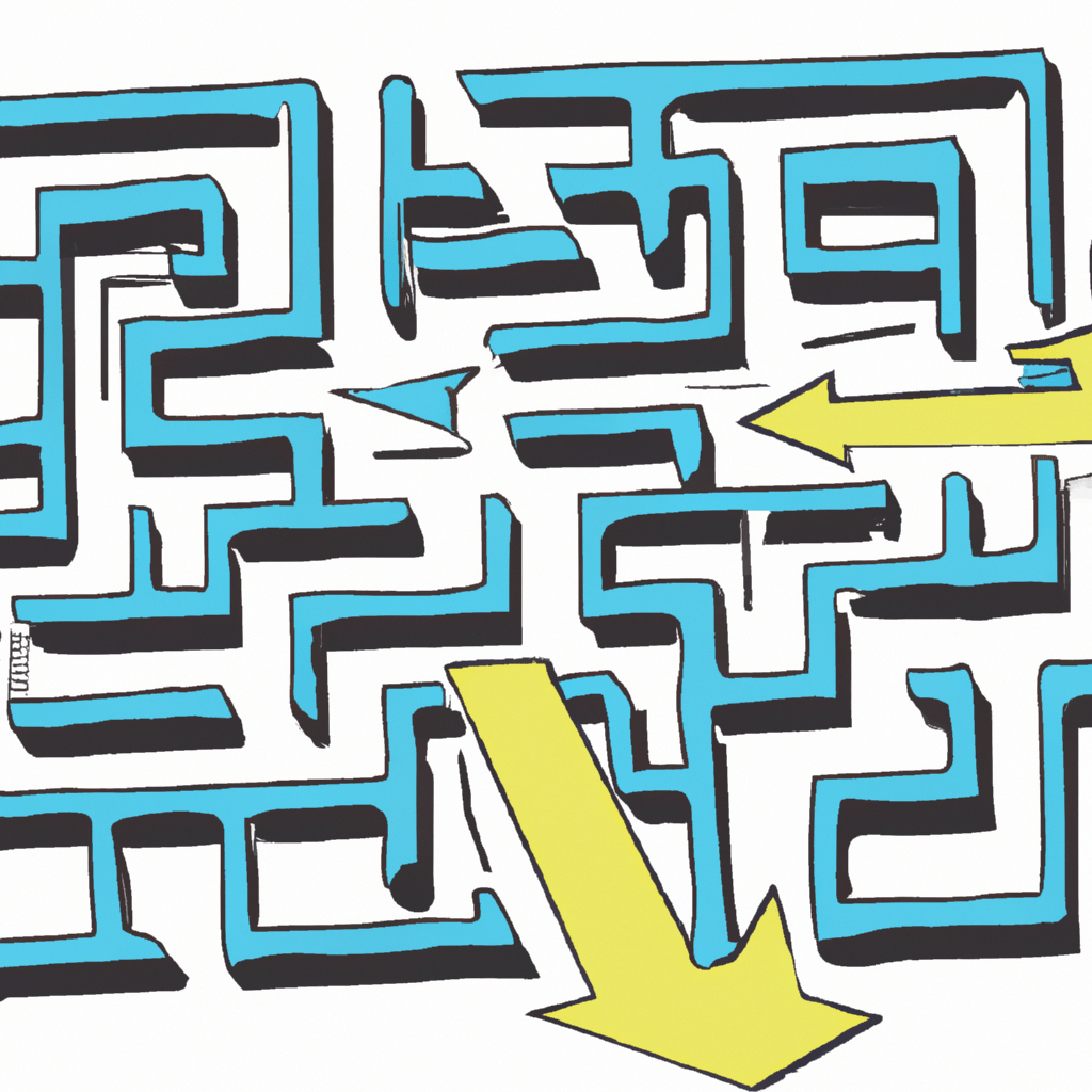a maze with arrows pointing different di 1024x1024 5391613