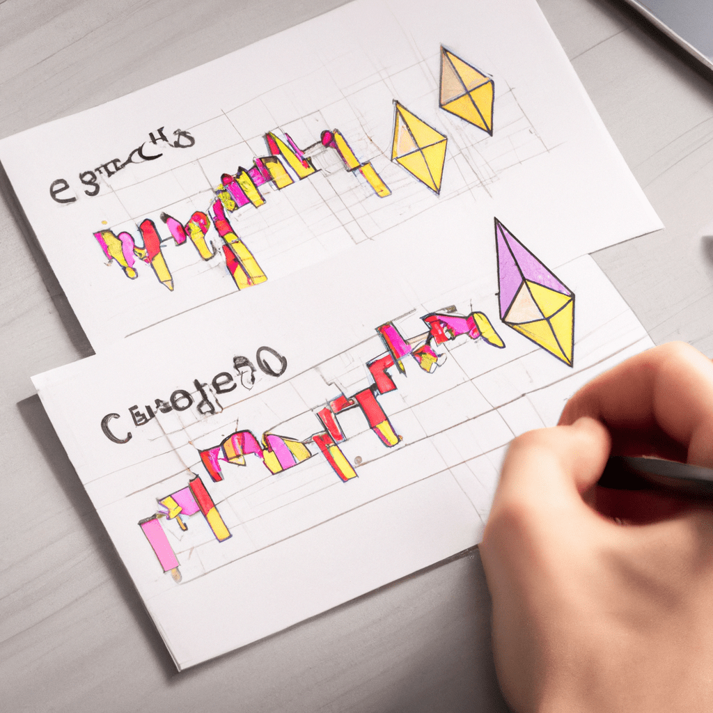 A person analyzing cryptocurrency charts and trends.