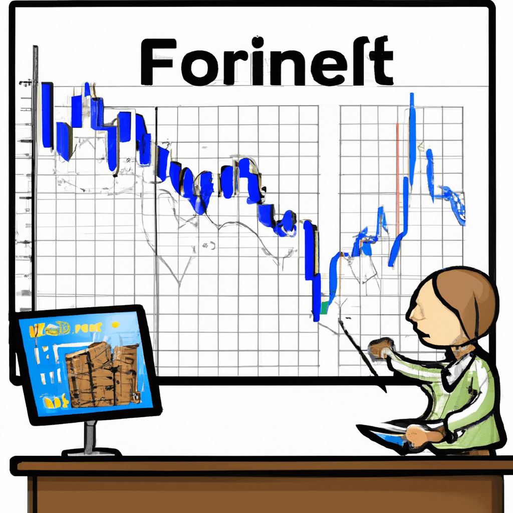 A person analyzing forex charts and indicators.