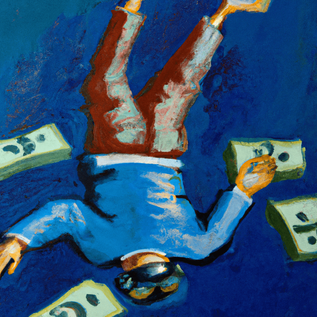 a person diving into a pool of money oil 1024x1024 12070835