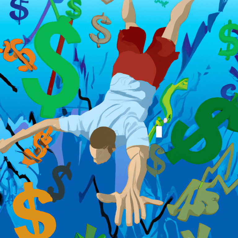 a person diving into a pool of money sur 1024x1024 56018325