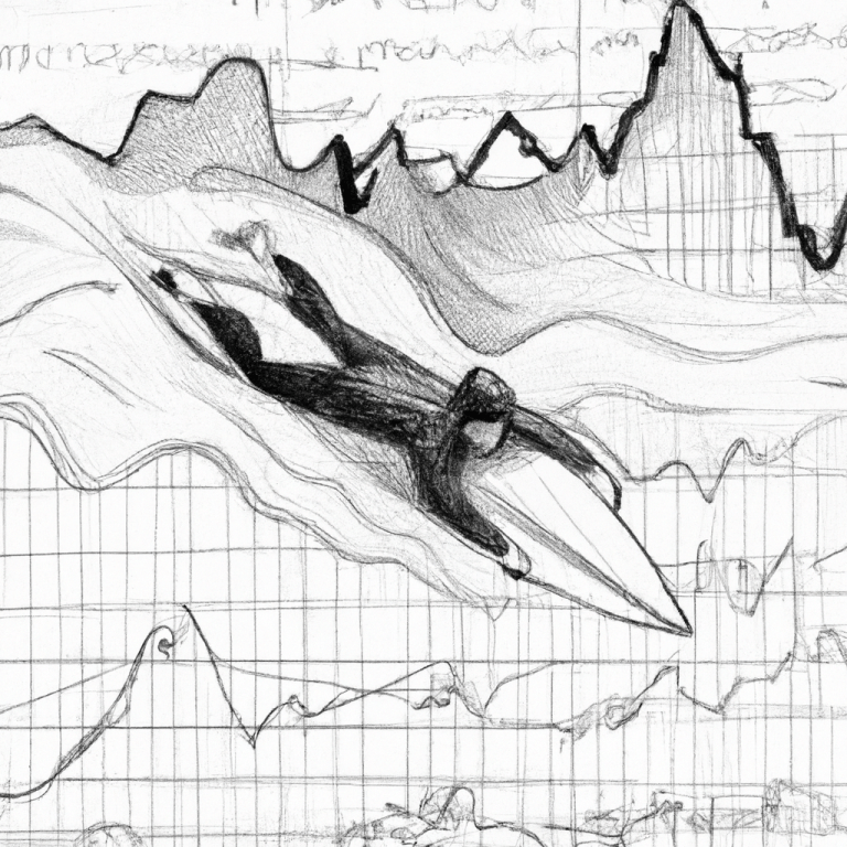 a person diving into a sea of stock mark 1024x1024 39460727