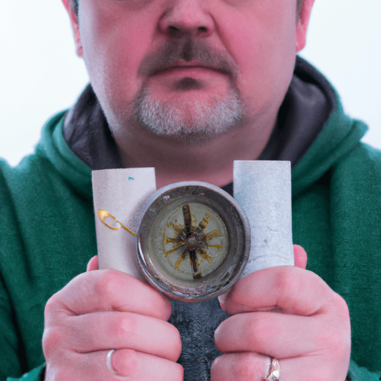 a person holding a compass and a map sym 1024x1024 45667851