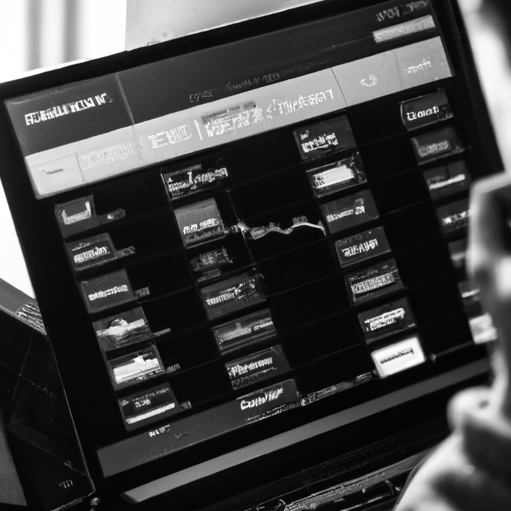 A person using a secure and user-friendly crypto trading platform with various cryptocurrencies displayed on the screen.