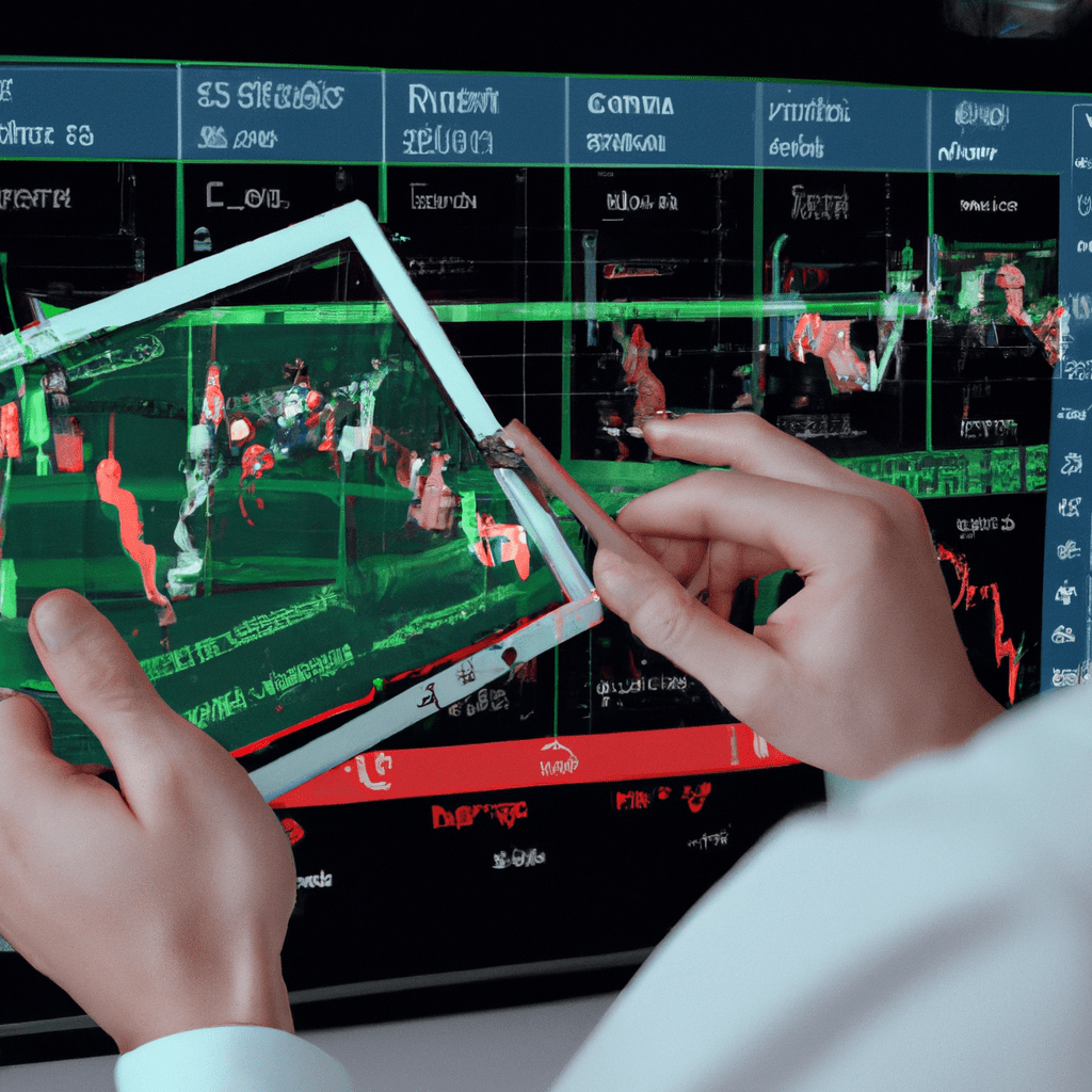 A person using spread betting and CFD trading platforms to analyze forex charts and make informed trading decisions.