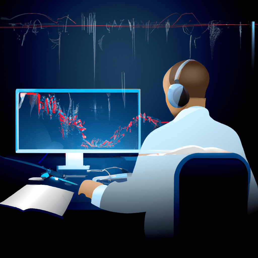 A trader analyzing forex signals and tools.