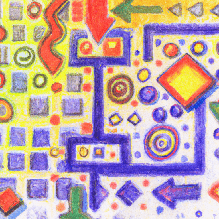 a vibrant mosaic of stock symbols pencil 1024x1024 37887407
