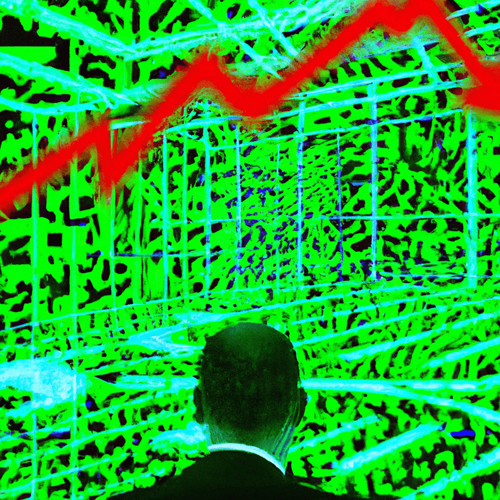 An image of a person in a maze with various financial derivatives as pathways, representing the complex and intricate nature of trading financial derivatives for beginners.