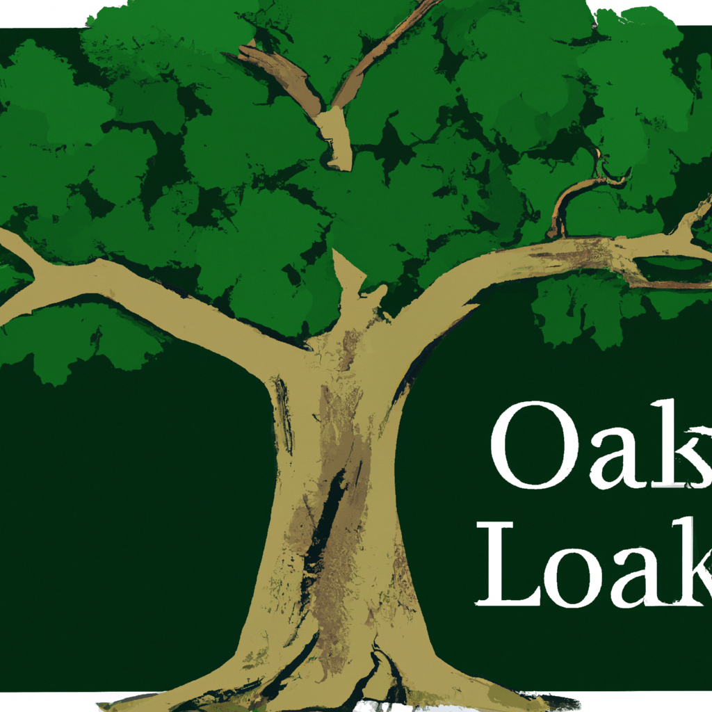 An image of a solid oak tree representing stability, growth, and reliability in the stock market.