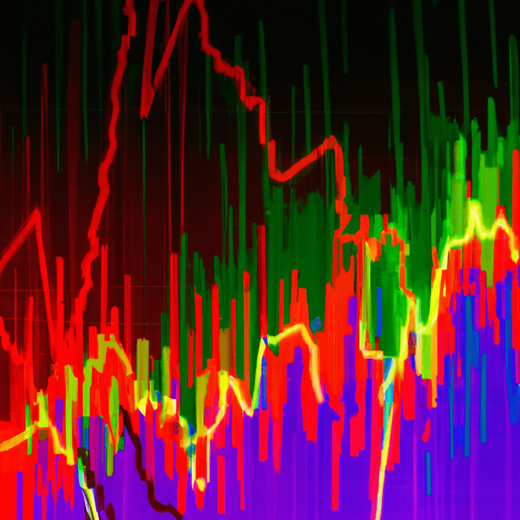 An image of a stock market graph with various colored lines representing different World Stock Indexes.