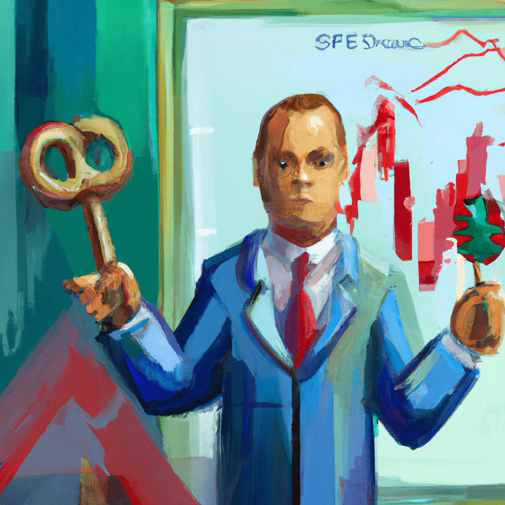 An image of a trader holding a key, surrounded by charts and graphs representing the power and potential of forex signals.