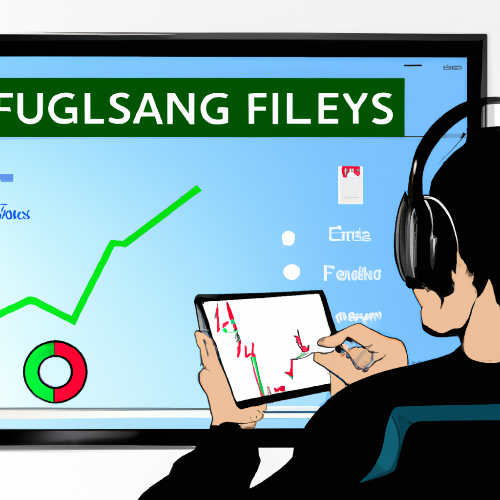 An image of a person using the user-friendly FXSignals.com platform, surrounded by trading tools and educational resources, with a customer support representative available 24/7.